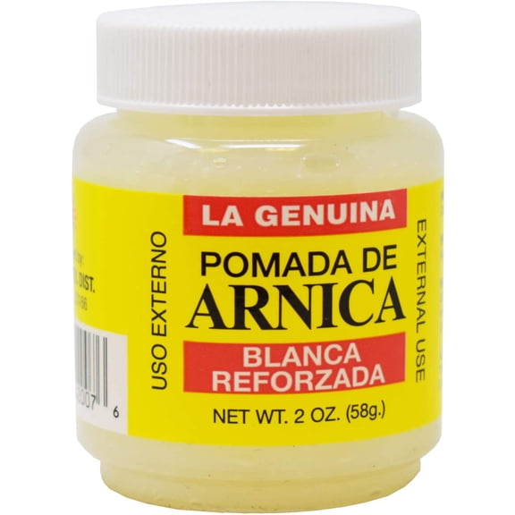 POMADA DE ARNICA BLANCA REFORZADA LA GENUINA 2 oz