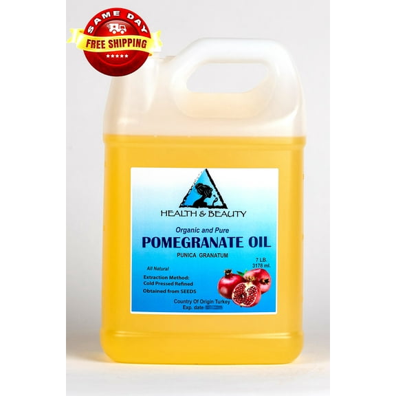 POMEGRANATE SEED OIL REFINED ORGANIC COLD PRESSED NATURAL FRESH 100% PURE 7 LB