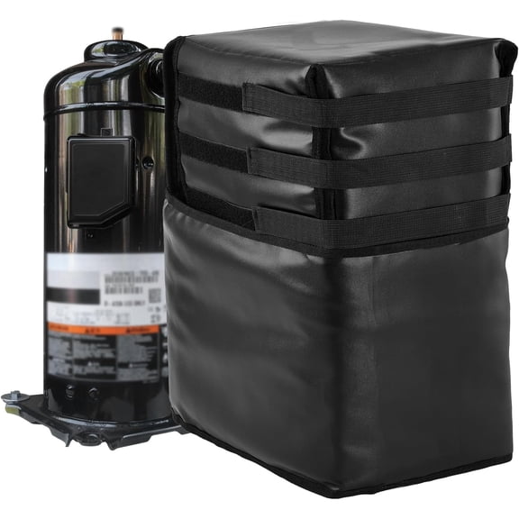 POMER Air Conditioner Compressor Sound Blanket Wrap for Outside, Sound Barrier for Outside AC Unit Universal Sizes, Effective Noise Reduction- 10 x 10 x 19 Inches