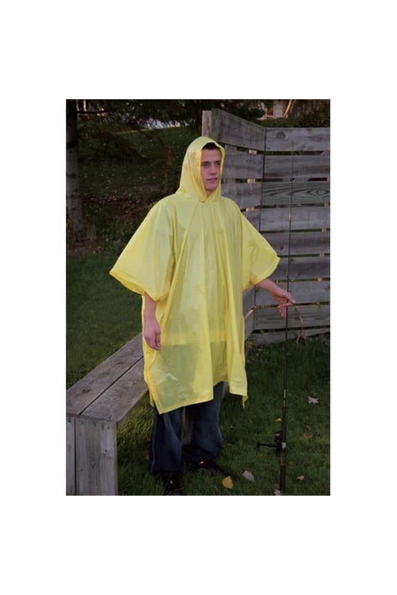 PONCHO VINYL 50"X80" YEL (Pack of 1)