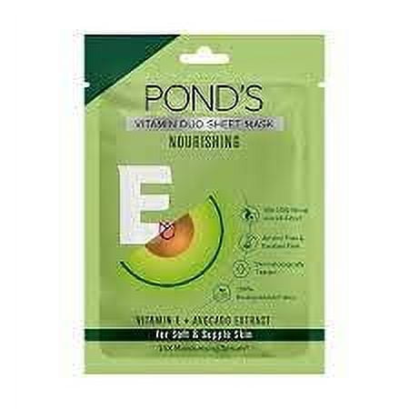POND'S Vitamin E Nourishing Sheet Mask,&nbsp;With Avocado Extract For Soft & Supple Skin, Paraben Free, Biodegradable Fabric, 25 ml