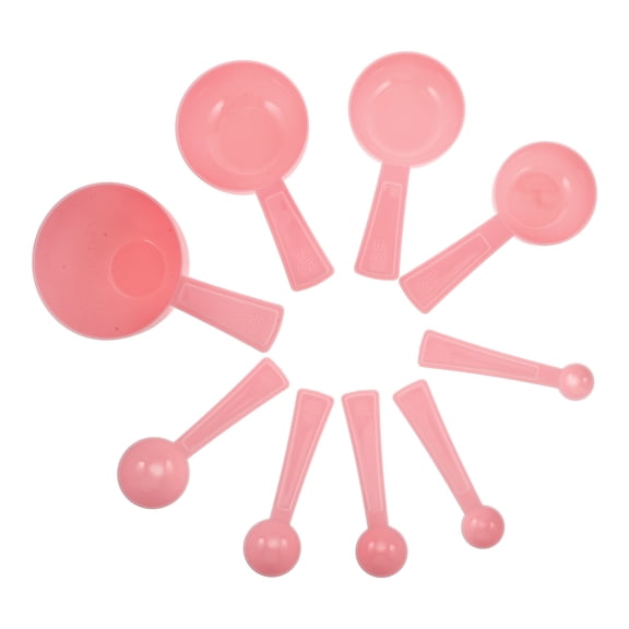 PONDER 1 Set 9 Pcs Baking Tool Measuring Spoon Kitchen Measuring Spoon (Assorted Color)