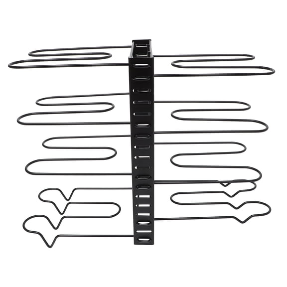PONDER 1 Set Kitchen Storage Rack Multifunction Pot Cover Rack Holder Tray for Home Kitchen (Black, 8 Layer)