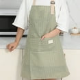 thumbnail image 1 of PONPRNGY 1 Pack Adjustable Bib Aprons with 2 Pockets Cotton Linen Cooking Kitchen Chef Apron for Women and Men, 1 of 6