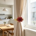 thumbnail image 1 of PONPRNGY 1 Pack Flower Curtain Tiebacks Clip Aesthetic Tie Backs for Curtains, Home Decor Living Room Curtain Decoration Clip, 1 of 6