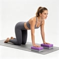 thumbnail image 1 of PONPRNGY 1 Pack Yoga Block, High-Density EVA Foam Yoga Block, Non-Slip Yoga Blocks for Yoga, Pilates Meditation, Stretching and Toning, Supportive, 1 of 7