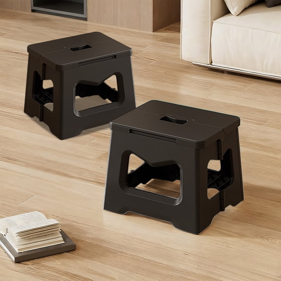 PONPRNGY 1 Pcs Step Stool, Bath Step Stool Skidproof Step Stool for Brushing Teeth and Washing Face Plastic Stool, Ideal for Kitchen-Bath Skid-Resistant