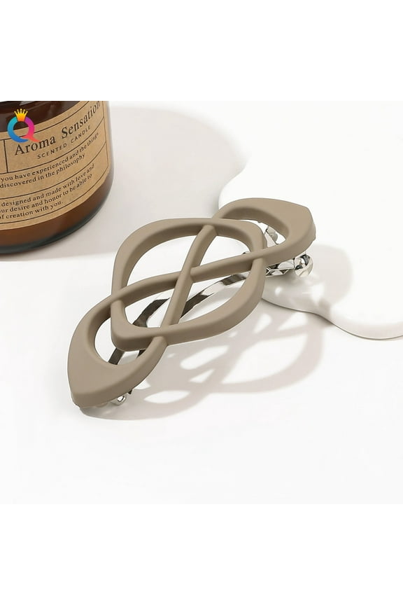 1PC Vintage French Barrette Clips, Vintage Snap Hair Clips Hair Accessories for Thin & Long Hair, Strong Hold Matte Flat Hair Clip for Women Girls