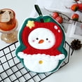 thumbnail image 1 of PONPRNGY 1Pc Hand Towels Christmas Embroidered Decor Quick-Dry Dish Towels Decorative Bathroom Kitchen Towels for Drying, Cleaning, Cooking, Holiday Towels Gift, 1 of 6