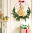 thumbnail image 1 of PONPRNGY 1Pc Holiday Home Collection Christmas Winter Polyester Snowflake Stocking, 1 of 6