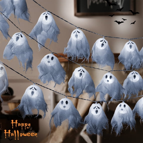 PONPRNGY 20 LED Halloween String Lights Halloween String Lights for Outdoor Indoor Decor Halloween Lighting for Yard Home Party Decorations