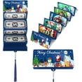 thumbnail image 1 of PONPRNGY 2Pcs Christmas Money or Gift Card Holder with 10 Slots Surprise Christmas Xmas Gift Card Holder for Santa Cash Supplies, 1 of 3