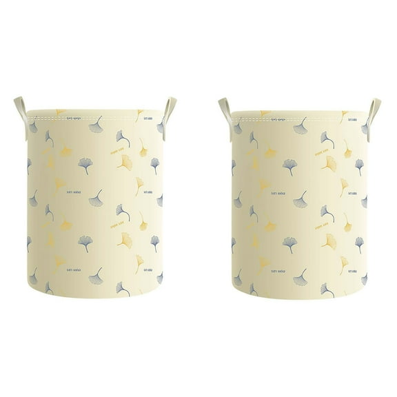 PONPRNGY 2Pcs Foldable Dirty Clothes Storage Bucket with High Capacity Dirty Clothes Basket