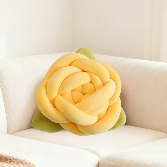 PONPRNGY 3D Flower Pillow – Velvet Plush Decorative Plant-Inspired Cushion for Chair, Couch, or Bed – Cute Throw Pillow for Home & Garden Decor, Gift for Plant Lovers