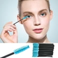 thumbnail image 1 of PONPRNGY 50 Pcs Disposable Eyelash Mascara Brushes for Eye Lashes Extension Eyebrow and Makeup, 1 of 9