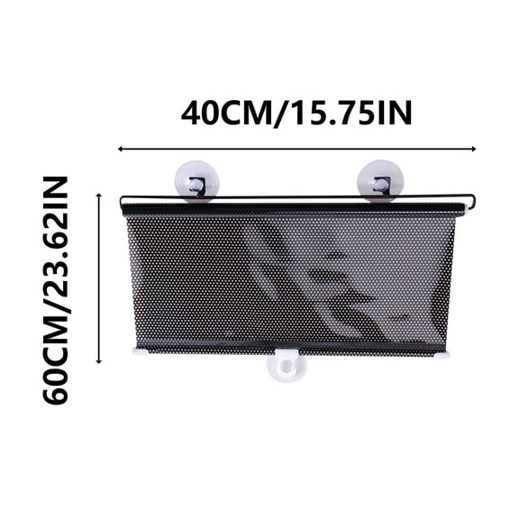 PONPRNGY Car Window Shades, Household Automatic Retractable Window Sunshades, Window Shade in Cars for Car Blocks Heat and UV Rays Glare Protection Roller Sunshade Visor
