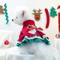 thumbnail image 1 of PONPRNGY Christmas Outfit and Costume - Funny Puppy Dress with Bow for Small s, 1 of 7