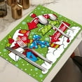 thumbnail image 1 of PONPRNGY Christmas Placemats Set of 4, Christmas Merry Placemats, Winter Festival Kitchen Dining Table Mats, Linen Fabric, Winter Holiday Decoration 12 x 18 Inch, 1 of 8
