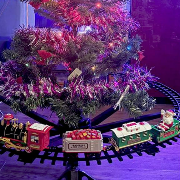 PONPRNGY Christmas Toy Track Train Christmas Tree Decoration