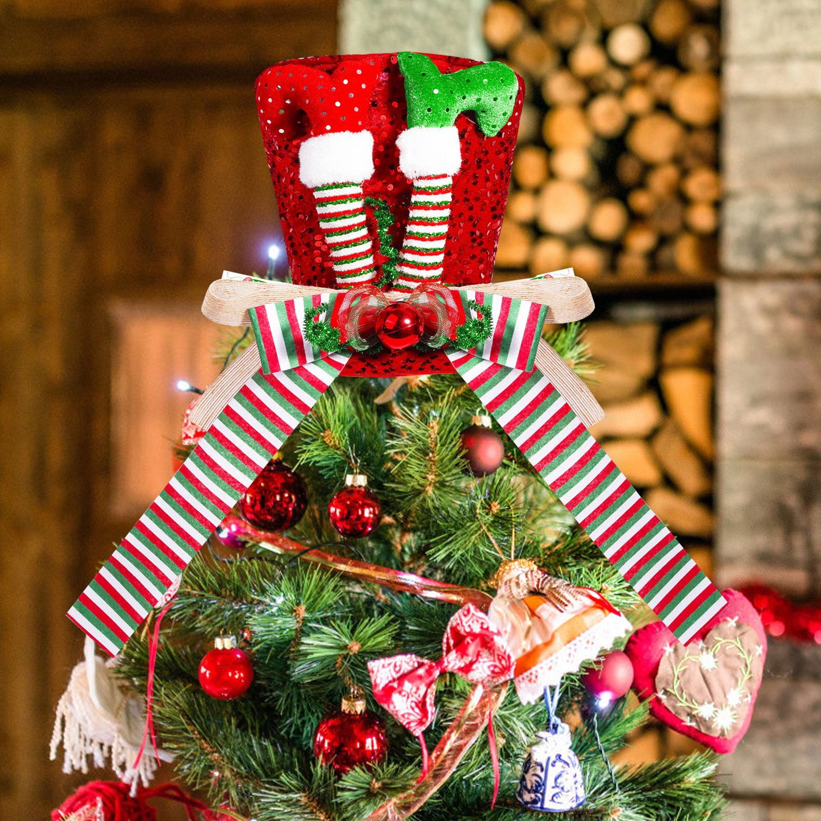 Elf Hat Tree Topper