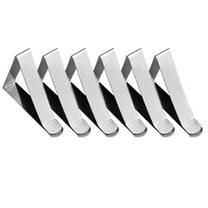 PONPRNGY 6PCS Stainless Steel Tablecloth Tables Cover Clips Clamps Party Tool