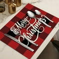 thumbnail image 1 of PONPRNGY Clearance Under $2.00 Christmas Placemat Table Mat Christmas Home Living Room Decoration Placemat, 1 of 8