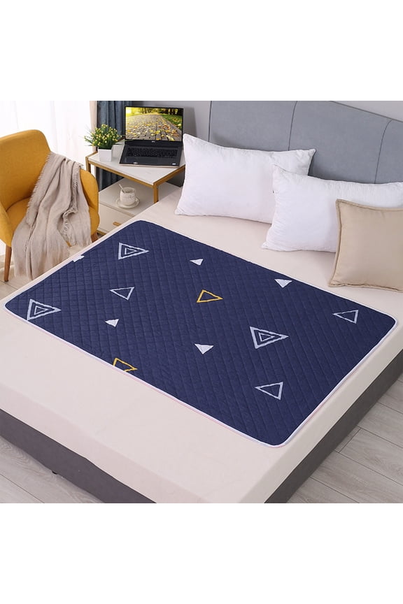 Cotton Incontinence Bed Pads, 39" x 59" Mattress Protector Waterproof Pads for Toddlers Kids Adults Pets Pee Pads and Machine Washable Absorbency