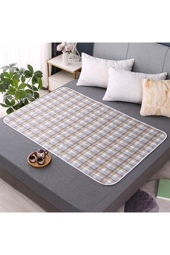 Cotton Incontinence Bed Pads, 39" x 59" Mattress Protector Waterproof Pads for Toddlers Kids Adults Pets Pee Pads and Machine Washable Absorbency