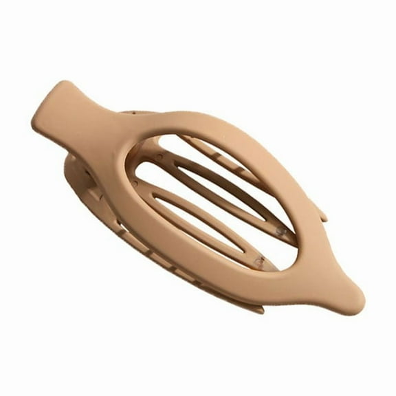 PONPRNGY Flat Hair Clips for Women, 1 Pack Claw Clips for Medium Thick Curly Hair, Strong Hold No Slip Grip Hair Claw Clips, Mother's day Gifts