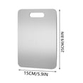 thumbnail image 1 of PONPRNGY Food Grade Stainless Steel Cutting Board - Stainless Steel Cutting Board for Kitchen Chopping Board Food-Grade for Meat Fruit Vegetables Dishwasher Safe, 1 of 3