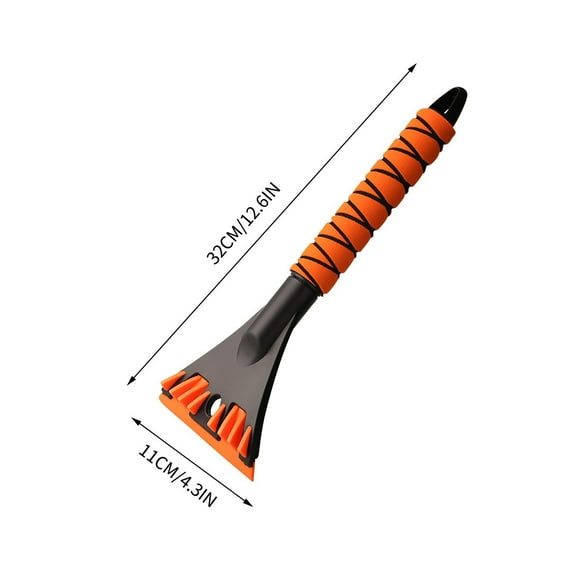 PONPRNGY Ice Scraper for Car Windshield, Wide Blade, Frost Remover with Ergonomic Foam Grip for SUV Truck Glass Window