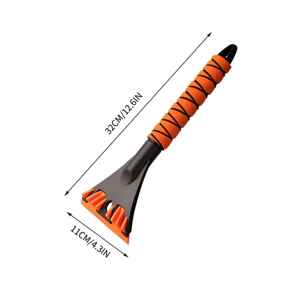 PONPRNGY Ice Scraper for Car Windshield, Wide Blade, Frost Remover with Ergonomic Foam Grip for SUV Truck Glass Window