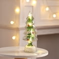 thumbnail image 1 of PONPRNGY LED Christmas Tree Lights, Mini Acrylic Light Up Tree, Color Changing Decorations Indoor, Holiday for Bedroom Table, 1 of 6
