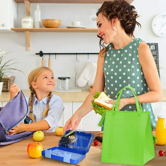 PONPRNGY Large Capacity Heavy Duty Insulated Shopping Bag - Strong Reusable Grocery Tote 1 Pack