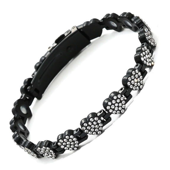 PONPRNGY Magnetic Copper Bracelet for Women Gauss Magnets Adjustable Length Valentine's Day Gift