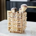 thumbnail image 1 of PONPRNGY Makeup Brush Holder Organizer Crystal Vanity Decor Bling Personalized Comb Brushes Pen Storage Box Container (Crystal Pot), 1 of 6