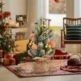 thumbnail image 1 of PONPRNGY Mini Christmas Tree, Small Christmas Little Tree, Table top Tree, Miniature Pine Artificial Xmas Tree with Ball Ornaments for Holiday Season Desk Decoration Centerpiece, 1 of 6