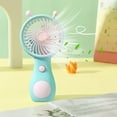 thumbnail image 1 of PONPRNGY Mini Personal Fan Handheld, Small Portable Handheld Fan, Battery Operated, USB Rechargeable Face Makeup Lashes Desk Fan, for Women, Men, Indoor, 1 of 6
