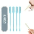 thumbnail image 1 of PONPRNGY Nasal Hair Cutter with Ear Picker, 4Pcs Double Sided Nose Trimmer 2-in-1 Manual Nasal Hair Razor Cutter for Women & Men, 1 of 7