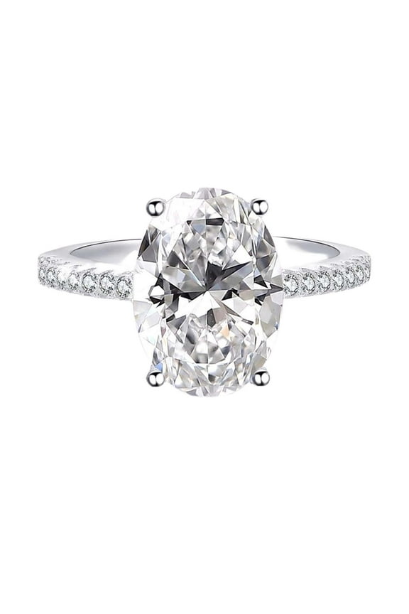 Pear Shaped Engagement Rings for Women Teardrop Alloy Rings with Silver Plated Wedding Rings for Women Promise Rings for Her Size 9