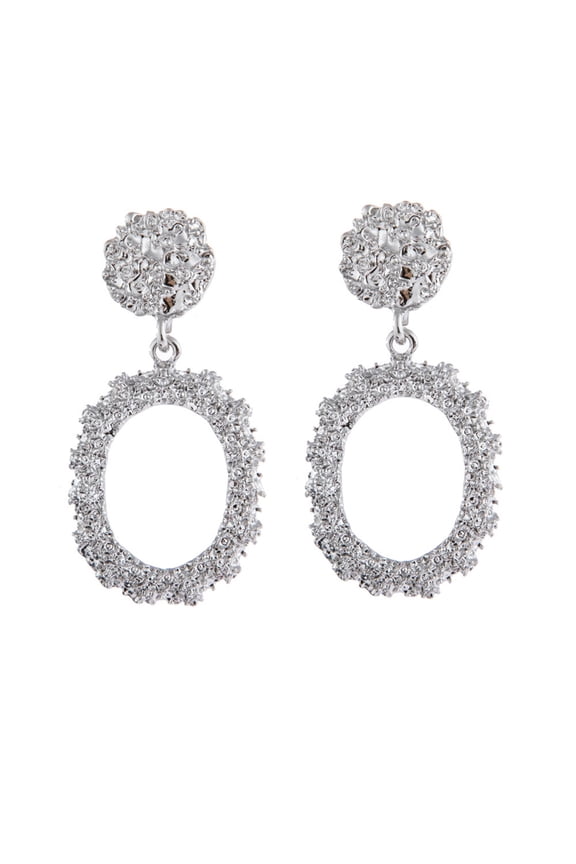 Personality Earrings Leaves Beautiful Earrings Irregular Mesh