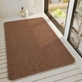 thumbnail image 1 of PONPRNGY Plastic Bathroom Rugs Mat 31x15, Ultra Thin Non Slip Bath Mat Small Quick Dry Absorbent Bath Mat for Bathroom Floor, 1 of 8