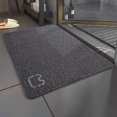 thumbnail image 1 of PONPRNGY Plastic Bathroom Rugs Mat 31x15, Ultra Thin Non Slip Bath Mat Small Quick Dry Absorbent Bath Mat for Bathroom Floor, 1 of 8