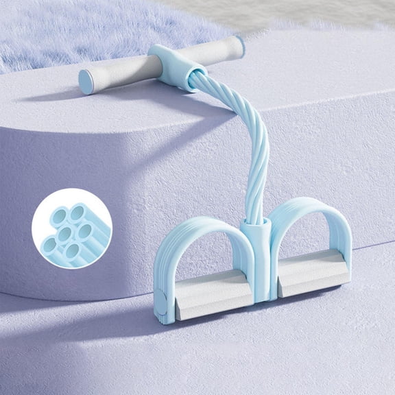 PONPRNGY Resistance Bands - Pedal Ankle Puller - Sit up Leg Stretch Rope Exercise Bands with Handles, Stretching Workout Fitness Bands for Arm Weights Exercise Equipment