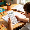 thumbnail image 1 of PONPRNGY Scientific Calculators, Large Screen Display Functions Scientific Calculators, Math Algebra Fraction Calculator for office, 1 of 6
