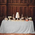thumbnail image 1 of PONPRNGY Sequin Tablecloth Sparkly 39"X59" Rectangle for Wedding Party Christmas Decorations, 1 of 6