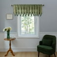 thumbnail image 1 of PONPRNGY Sheer Valance Curtains for Kitchen, Living Room, Small Windows, Bedroom Window Sheer Valance Curtains with Tassel, Set of 1 Panel, Light Filtering - 55x23 in, 1 of 6