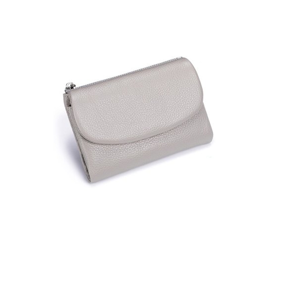 PONPRNGY Small Makeup Bag for Purse Small Cosmetic Bag Women PU Leather Travel Makeup Pouch Zipper Pouch