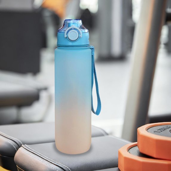 PONPRNGY Sports Water Bottle with Leak Proof Flip Top Lid BPA Free ...