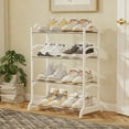 thumbnail image 1 of PONPRNGY Stackable Small Shoe Rack, Entryway, Hallway and Closet Space Saving Storage and Organization (4-Tier), 1 of 6